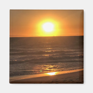 Sunset at Newport Beach, Californië Magneet