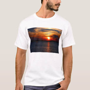 Sunset at Oak Island T-shirt