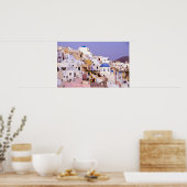 Sunset at Oil, Santorini 2 Poster (Keuken)