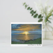 Sunset at Paradise Cove Briefkaart (Staand voorkant)