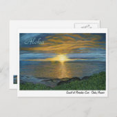 Sunset at Paradise Cove Briefkaart (Voorkant / Achterkant)