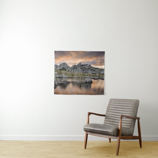 Sunset at Pyramid Lake Wandkleed (In Situ (horizontaal))