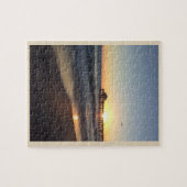 Sunset at Santa Monica pier Legpuzzel (Horizontaal)