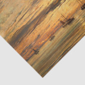 Sunset at Scheveningen by Hendrik Willem Mesdag Tissuepapier (Detail)