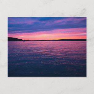 Sunset at Seneca Lake, Ohio Briefkaart
