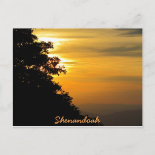 Sunset at Shenandoah Briefkaart