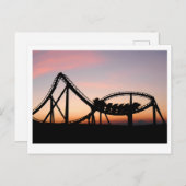 Sunset at Six Flags Magic Mountain Briefkaart (Voorkant / Achterkant)
