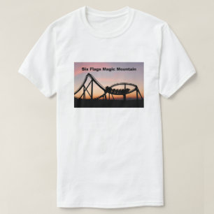 Sunset at Six Flags Magic Mountain T-shirt