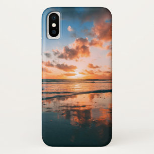 Sunset at the Beach iPhone X Hoesje