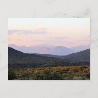 Sunset at The Black Canyon of The Gunnison, CO Briefkaart