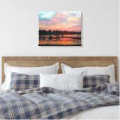 Sunset at the Cove Canvas Afdruk (Insitu (Slaapkamer))