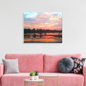 Sunset at the Cove Canvas Afdruk (Insitu (Woonkamer))