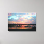 Sunset at the Cove Canvas Afdruk (Voorkant)