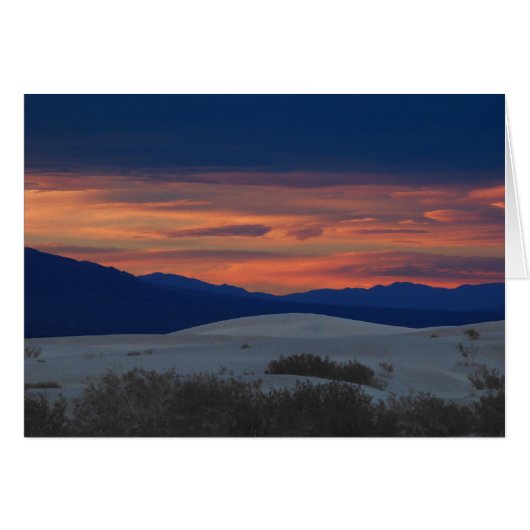 Sunset at the Dunes, Blank Inside (Voorkant Horizontaal)