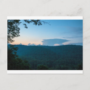 Sunset at the Mohican Gorge Overlook, Ohio Briefkaart