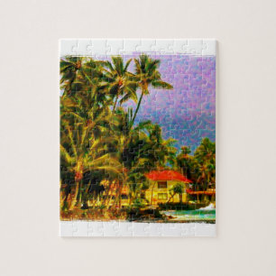 Sunset at the Palace - Big Island of Hawaii Legpuzzel