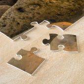 Sunset at the rocky strand legpuzzel (Zijkant)