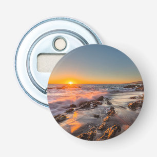 Sunset at Victoria Beach Button Flesopener