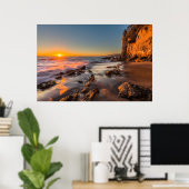 Sunset at Victoria Beach Poster (Thuiskantoor)