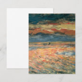 Sunset at Zee by Pierre Renoir,  Kunst (Voorkant / Achterkant)
