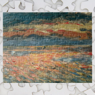 Sunset at Zee by Pierre Renoir, Kunst Legpuzzel