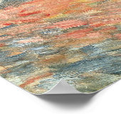 Sunset at Zee by Pierre Renoir,  Kunst Poster (Hoek)