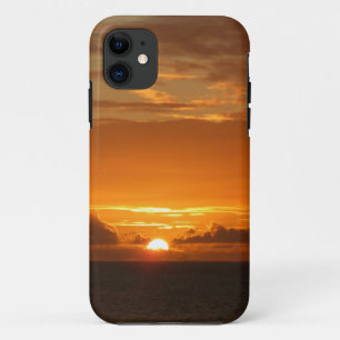 Sunset at Zee I Tropical Colorful Seascape iPhone 11 Hoesje