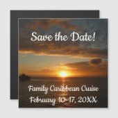 Sunset at Zee II Tropical Seascape (Voorkant / Achterkant)