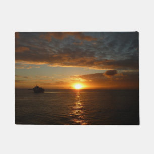 Sunset at Zee II Tropical Seascape Deurmat