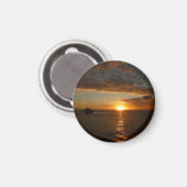 Sunset at Zee II Tropical Seascape Magneet (Voorkant / Achterkant)