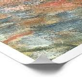 Sunset at Zee, Pierre-Auguste Renoir Poster (Hoek)