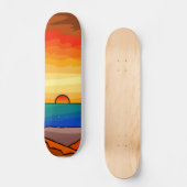 Sunset at Zee Skateboard (Voorkant)