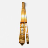 SUNSET avec devise - Cravate (Devant)