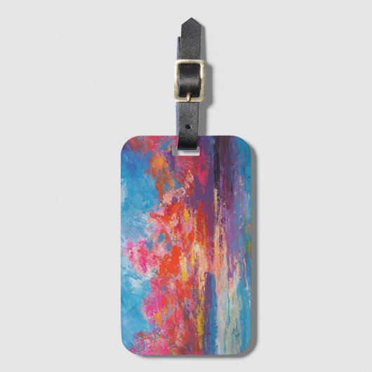 Sunset Bagagelabel (Voorkant (verticaal))