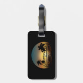 Sunset Bagagelabel (Achterkant verticaal)