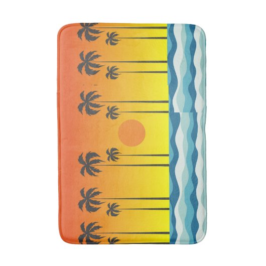Sunset Bath Mat (Voorkant Verticaal)
