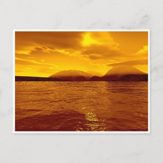 Sunset Bay - Briefkaart (Voorkant)