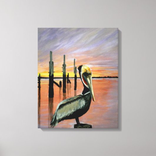 Sunset Bay Canvas Afdruk (Voorkant)