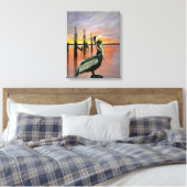 Sunset Bay Canvas Afdruk (Insitu (Slaapkamer))