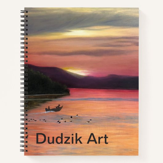 Sunset Bay-laptop Notitieboek (Voorkant)