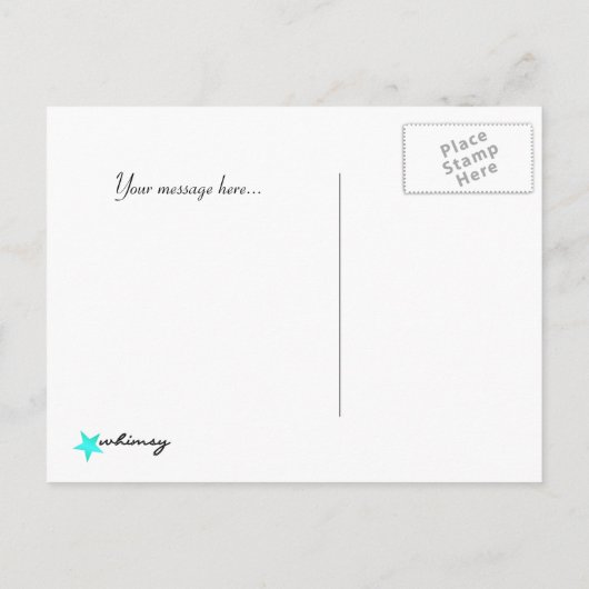 SUNSET BEACH AANKONDIGINGSKAART (Achterkant)