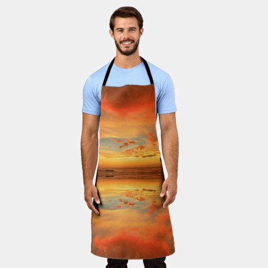 Sunset Beach Apron Schort (Gedragen)