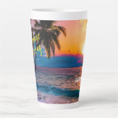 Sunset Beach Aventure Personnalisée Dans Une Mug (Devant)
