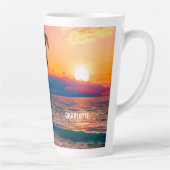 Sunset Beach Aventure Personnalisée Dans Une Mug (Droite)