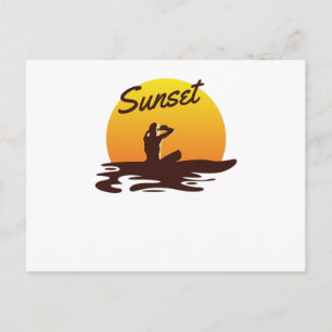 Sunset Beach Briefkaart