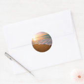 Sunset Beach Bruiloft Feest Favor Sticker (Envelop)