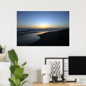 Sunset Beach California Poster (Thuiskantoor)