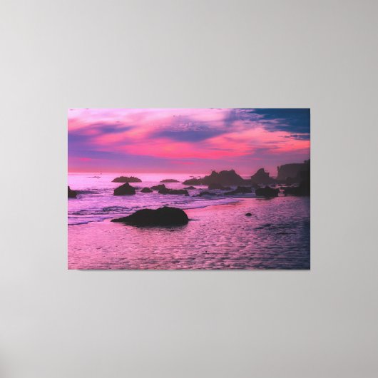 Sunset Beach Canvas Afbeelding 16 (Voorkant)