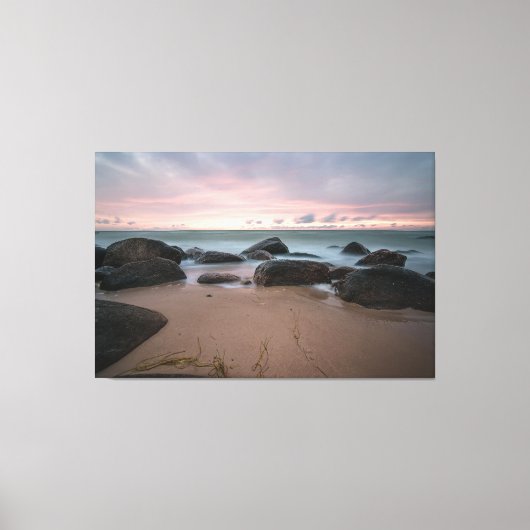 Sunset Beach Canvas Afbeelding 21 (Voorkant)