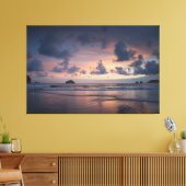 Sunset Beach Canvas Afbeelding 26 Afdruk (Insitu (Woonkamer))